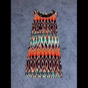 Signature Camryn Women's Multicolor Sleeveless Dress Size 8